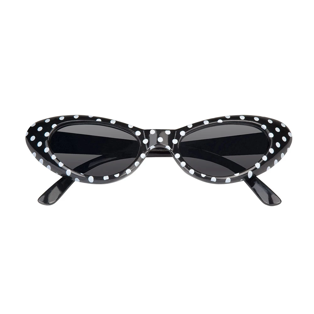 Lunettes Pin Up Noires à Pois Blancs - Viva La Fiesta 4 Lunettes Pin Up Noires à Pois Blancs - Viva La Fiesta – Image 2