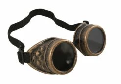 Lunettes Steampunk En Bronze - Viva La Fiesta