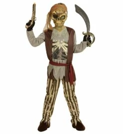 Déguisement Et Masque Pirate Zombie Enfant - Viva La Fiesta