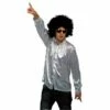 Chemise Disco Argentée Night Fever Homme - Viva La Fiesta -VIVALAFIESTA Soldes 1693 Chemise Disco night fever homme