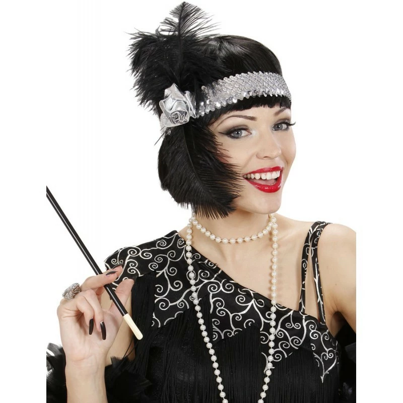 Bandeau Charleston Avec Fleur Et Sequins - Viva La Fiesta 3 Bandeau Charleston Avec Fleur Et Sequins - Viva La Fiesta