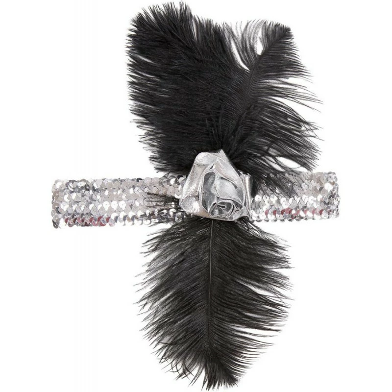 Bandeau Charleston Avec Fleur Et Sequins - Viva La Fiesta 4 Bandeau Charleston Avec Fleur Et Sequins - Viva La Fiesta – Image 2