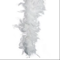 Boa à Plumes Style Charleston Blanc - Viva La Fiesta