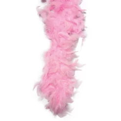 Boa à Plumes Style Charleston Rose Pastel - Viva La Fiesta