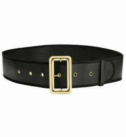 Ceinture Noire à Boucle Dorée - Viva La Fiesta