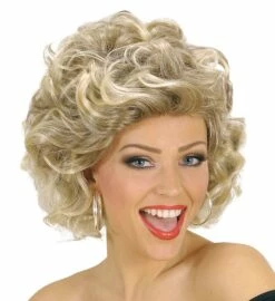 Perruque Blonde Courte Et Ondulée - Viva La Fiesta