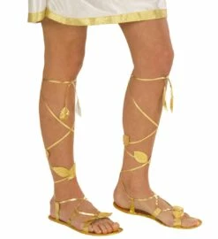 Sandales à Lanières Dorées - Viva La Fiesta -VIVALAFIESTA Soldes 2082 Sandales a lanieres dorees