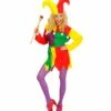 Déguisement De Fou Du Roi Multicolore Femme - Viva La Fiesta -VIVALAFIESTA Soldes 2306 Deguisement de fou du roi multicolore femme