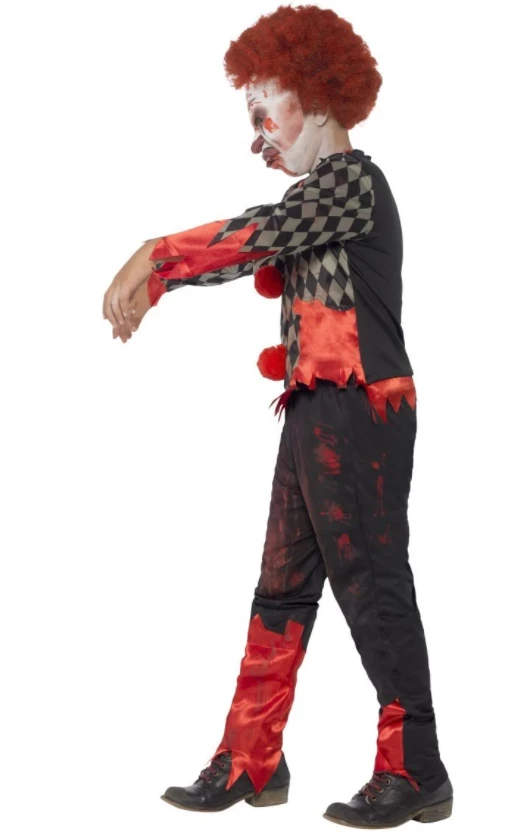 Déguisement Clown Zombie Enfant - Viva La Fiesta 4 Déguisement Clown Zombie Enfant - Viva La Fiesta – Image 2