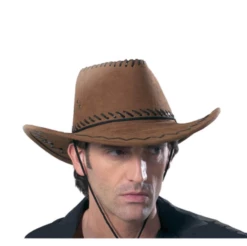 Chapeau De Cow Boy Western En Daim - Viva La Fiesta
