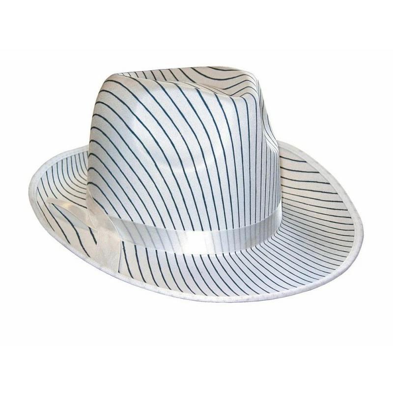 Borsalino Blanc à Rayures Argentées - Viva La Fiesta 3 Borsalino Blanc à Rayures Argentées - Viva La Fiesta