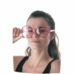 Lunettes Hippie Géantes Rose - Viva La Fiesta