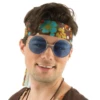 Grosses Lunettes Hippies Rondes Bleu - Viva La Fiesta 2 Grosses Lunettes Hippies Rondes Bleu - Viva La Fiesta -VIVALAFIESTA Soldes 3205 Grosses lunettes Hippies rondes
