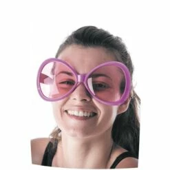 Lunettes Géantes Roses De Diva Années 80 - Viva La Fiesta