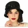Chapeau Cloche Charleston Noir à Paillettes - Viva La Fiesta -VIVALAFIESTA Soldes 3416 Chapeau cloche Charleston noir a paillettes