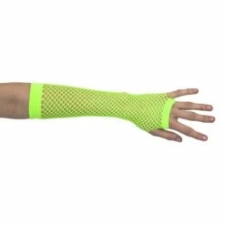 Gants En Résille Fluo UV Vert - Viva La Fiesta