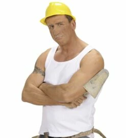 Casque De Chantier Village People PVC Jaune - Viva La Fiesta -VIVALAFIESTA Soldes 3585 Casque de chantier village people PVC jaune