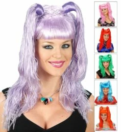 Perruque Roppongi Fluo Adulte - Viva La Fiesta