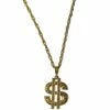 Collier Pendentif Dollars En Or - Viva La Fiesta -VIVALAFIESTA Soldes 3962 Collier pendentif dollars en or