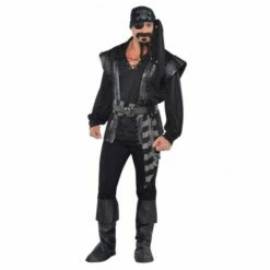 Costume De Pirate Noir Homme - Viva La Fiesta
