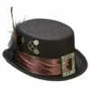 Haut De Forme Steampunk En Feutrine - Viva La Fiesta -VIVALAFIESTA Soldes 4105 Haut de forme Steampunk en feutrine