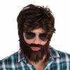 Perruque Dude Avec Barbe & Moustache Adulte - Viva La Fiesta -VIVALAFIESTA Soldes 4123 Perruque Dude avec barbe moustache adulte