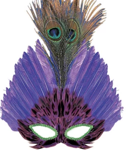 Loup Avec Grandes Plumes - Viva La Fiesta -VIVALAFIESTA Soldes 4229 Loup avec grandes plumes