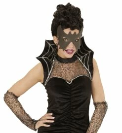 Loup Chauve Souris Noir - Viva La Fiesta -VIVALAFIESTA Soldes 4237 Loup chauve souris noir