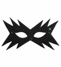 Loup étoile Noir à Paillettes - Viva La Fiesta