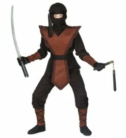 Déguisement De Ninja Marron Enfant - Viva La Fiesta