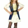 Déguisement Pirate Bleu Fille - Viva La Fiesta -VIVALAFIESTA Soldes 4844 Deguisement capitaine pirate fille