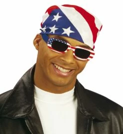 Bandana Drapeau USA 55x55 Cm - Viva La Fiesta