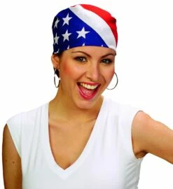 Bandana Drapeau USA 55x55 Cm - Viva La Fiesta -VIVALAFIESTA Soldes 4928 Bandana drapeau USA 55x55 cm
