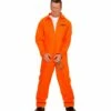 Déguisement Détenu Orange Adulte - Viva La Fiesta -VIVALAFIESTA Soldes 5202 Deguisement detenu orange adulte