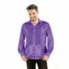 Chemise Disco Homme Violet - Viva La Fiesta - Montpellier 2 Chemise Disco Homme Violet - Viva La Fiesta - Montpellier -VIVALAFIESTA Soldes 5548 Chemise disco homme