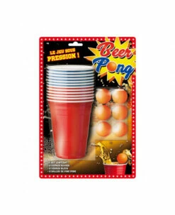 Jeu De Beer Pong Avec Grand Verre - Viva La Fiesta