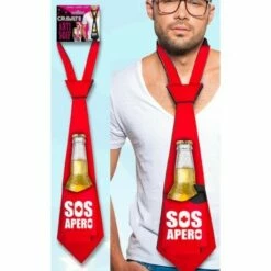 Cravate Porte Bouteille Intégré - Viva La Fiesta 10 Cravate Porte Bouteille Intégré - Viva La Fiesta -VIVALAFIESTA Soldes 954 Cravate avec porte bouteille integre en 4 couleurs