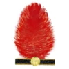Bandeau Plume Rouge Charleston - Viva La Fiesta -VIVALAFIESTA Soldes Bandeau plume rouge Charleston