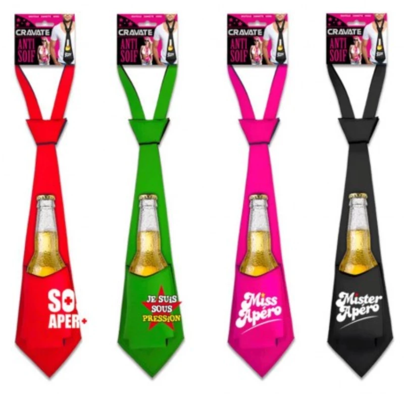 Cravate Porte Bouteille Intégré - Viva La Fiesta 3 Cravate Porte Bouteille Intégré - Viva La Fiesta