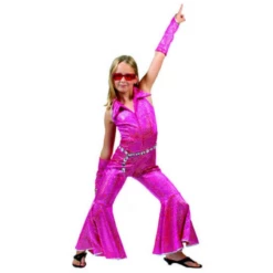 Déguisement Disco Fille Rose - Viva La Fiesta - Montpellier