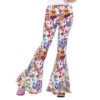 Pantalon Pattes D'eph Hippie Multicolore - Viva La Fiesta -VIVALAFIESTA Soldes Pantalon pattes deph Hippie multicolore