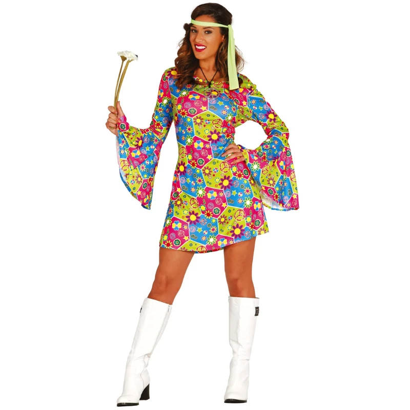 Robe De Hippie à Motifs Peace And Love - Viva La Fiesta 3 Robe De Hippie à Motifs Peace And Love - Viva La Fiesta