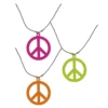Collier Peace And Love Fluo Hippie - Viva La Fiesta -VIVALAFIESTA Soldes Standard 13