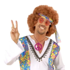 Collier Peace And Love Fluo Hippie - Viva La Fiesta -VIVALAFIESTA Soldes Standard 15