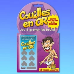 12 Tickets à Gratter "Couilles En Or" - Viva La Fiesta